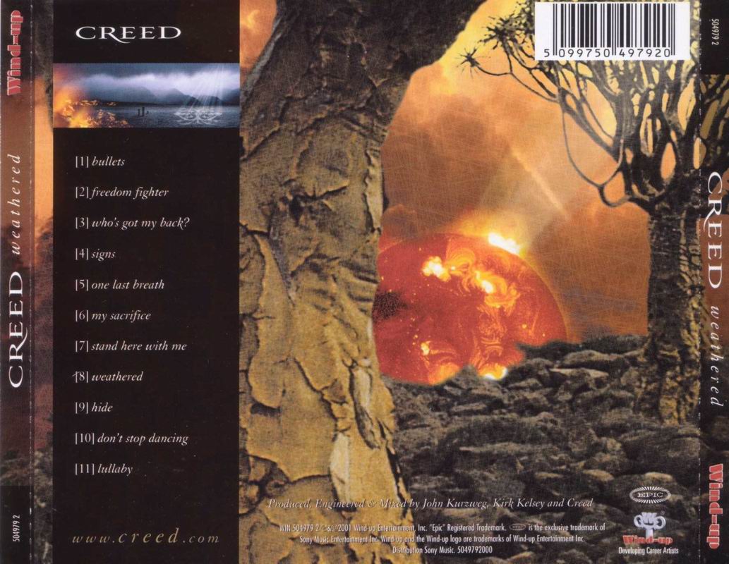 Creed  Weathered  back